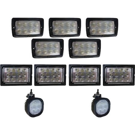 Tiger Lights 12V Complete LED Light Kit Flood/Spot Combo Off-Road Light; MacDonKit-2